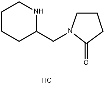 1-[(piperidin-2-yl)methyl]pyrrolidin-2-one dihydrochloride Structure