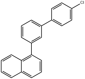 Naphthalene, 1-(4′-chloro[1,1′-biphenyl]-3-yl)- Structure