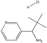 2,2-DIMETHYL-1-(PYRIDIN-3-YL)PROPAN-1-AMINE HCL 구조식 이미지