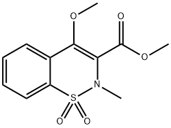 methyl 4-methoxy-2-methyl-2H-benzo[e][1,2]thiazine-3-carboxylate 1,1-dioxide 구조식 이미지