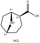 (1R,2S,5R)-8-Azabicyclo[3.2.1]octane-2-carboxylic acid hydrochloride 구조식 이미지