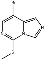 8-bromo-5-(methylthio)imidazo[1,5-c]pyrimidine Structure