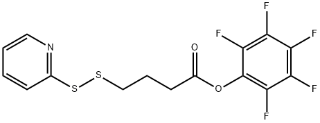 Perfluorophenyl 4-(pyridin-2-yldisulfanyl)butanoate Structure