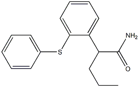 2-(2-(phenylthio)phenyl)pentanamide Structure