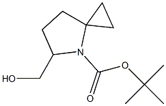 tert-butyl 5-(hydroxymethyl)-4-azaspiro[2.4]heptane-4-carboxylate Structure