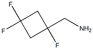 (1,3,3-trifluorocyclobutyl)methanamine Structure