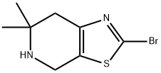 2-bromo-6,6-dimethyl-4H,5H,6H,7H-[1,3]thiazolo[5,4-c]pyridine Structure
