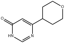 6-(tetrahydro-2H-pyran-4-yl)pyrimidin-4-ol Structure