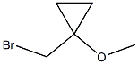 1-Bromomethyl-1-methoxy-cyclopropane Structure