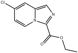 ethyl 7-chloroimidazo[1,5-a]pyridine-3-carboxylat 구조식 이미지