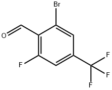 2-bromo-6-fluoro-4-(trifluoromethyl)benzaldehyde 구조식 이미지