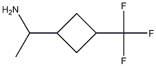 1-[3-(trifluoromethyl)cyclobutyl]ethan-1-amine Structure