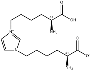 1,3-bis(5-amino-5-carboxypentyl)-3H-imidazolium. acetate 구조식 이미지