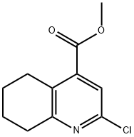 methyl 2-chloro-5,6,7,8-tetrahydroquinoline-4-carboxylate Structure