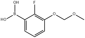 2-Fluoro-3-(methoxymethoxy)phenylboronic acid 구조식 이미지