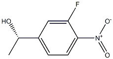 (S)-1-(3-fluoro-4-nitrophenyl)ethanol Structure