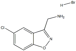 1-(5-chloro-1,2-benzoxazol-3-yl)methanamine hydrobromide Structure