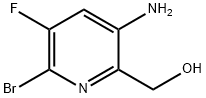 (3-Amino-6-bromo-5-fluoro-pyridin-2-yl)-methanol Structure