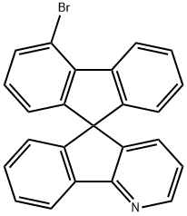 Spiro[9H-fluorene-9,5'-[5H]indeno[1,2-b]pyridine], 4-bromo- 구조식 이미지