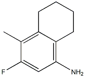 3-Fluoro-4-methyl-5,6,7,8-tetrahydronaphthalen-1-amine 구조식 이미지