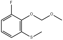 1-Fluoro-2-(methoxymethoxy)-3-(methylthio)benzene Structure