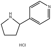 4-(pyrrolidin-2-yl)pyridine dihydrochloride 구조식 이미지