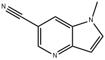 1-methyl-1H-pyrrolo[3,2-b]pyridine-6-carbonitrile Structure