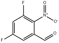 3,5-Difluoro-2-nitrobenzaldehyde 95% Structure