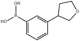 3-(3-Tetrahydrofuranyl)phenylboronic acid Structure