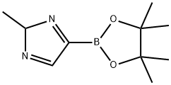 2-methyl-4-(4,4,5,5-tetramethyl-1,3,2-dioxaborolan-2-yl)-1H-imidazole 구조식 이미지