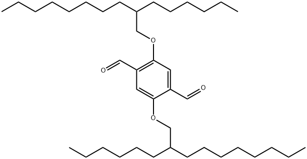 2,5-bis((2-hexyldecyl)oxy)terephthalaldehyde 구조식 이미지