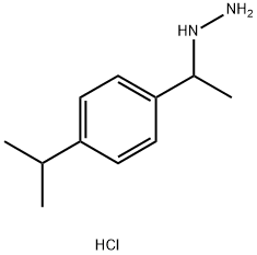 {1-[4-(propan-2-yl)phenyl]ethyl}hydrazine dihydrochloride 구조식 이미지