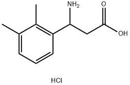 3-AMINO-3-(2,3-DIMETHYLPHENYL)PROPANOIC ACID HYDROCHLORIDE Structure