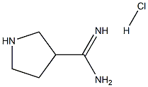 pyrrolidine-3-carboximidamide hydrochloride 구조식 이미지