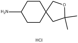 3,3-Dimethyl-2-oxaspiro[4.5]decan-8-amine hydrochloride Structure