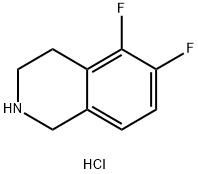 5,6-difluoro-1,2,3,4-tetrahydroisoquinoline hydrochloride Structure
