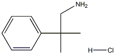 2-methyl-2-phenylpropan-1-amine hydrochloride Structure