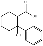 2-Hydroxy-2-phenyl-cyclohexanecarboxylic acid Structure