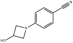 4-(3-hydroxyazetidin-1-yl)benzonitrile Structure