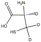 L-Cysteine-2,3,3-d3 Structure