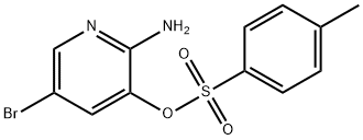 2-amino-5-bromopyridin-3-yl 4-methylbenzenesulfonate 구조식 이미지
