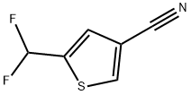 5-(Difluoromethyl)thiophene-3-carbonitrile Structure