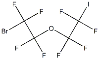 1-Bromo-2-(2-iodotetrafluoroethoxy)tetrafluoroethane 구조식 이미지