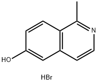 1-methyl-6-Isoquinolinol hydrobromide Structure