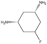 (1R,3S,5s)-5-fluorocyclohexane-1,3-diamine Structure