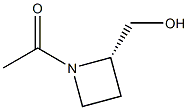 1-[(2S)-2-(hydroxymethyl)azetidin-1-yl]ethan-1-one Structure