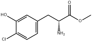 METHYL (2R)-2-AMINO-3-(4-CHLORO-3-HYDROXYPHENYL)PROPANOATE Structure