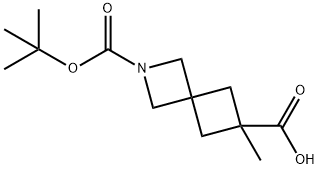 2-(tert-butoxycarbonyl)-6-methyl-2-azaspiro[3.3]heptane-6-carboxylic acid Structure