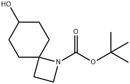 tert-butyl 7-hydroxy-1-azaspiro[3.5]nonane-1-carboxylate Structure