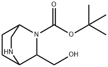 tert-butyl 3-(hydroxymethyl)-2,5-diazabicyclo[2.2.2]octane-2-carboxylate Structure